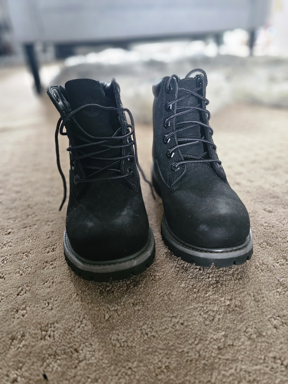 Timberland Women's Black Lace-Up Boots
